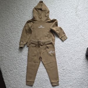 Polo by Ralph Lauren Kids Brown Jogger Set